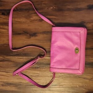 J. Crew Pink Crossbody Bag